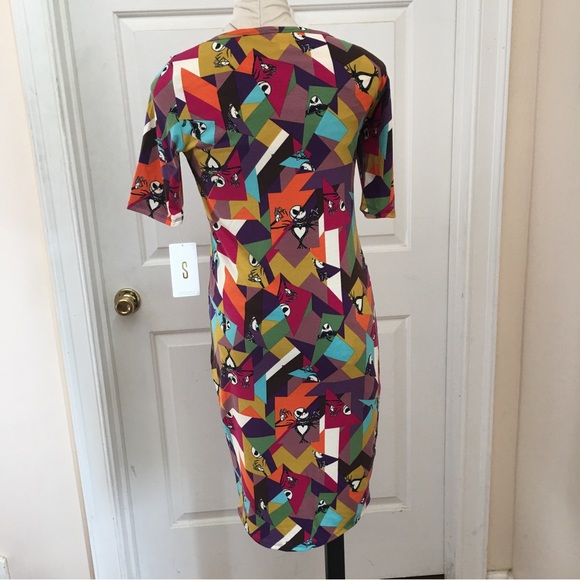 NWT LulaRoe Disney Nightmare Before Christmas Julia Dress Jack Skellington - Picture 3 of 8